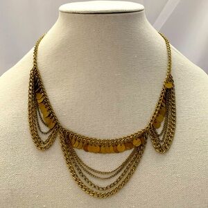 Brass Tone Necklace